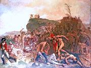 Johann Zoffany Death of Captain Cook France oil painting artist